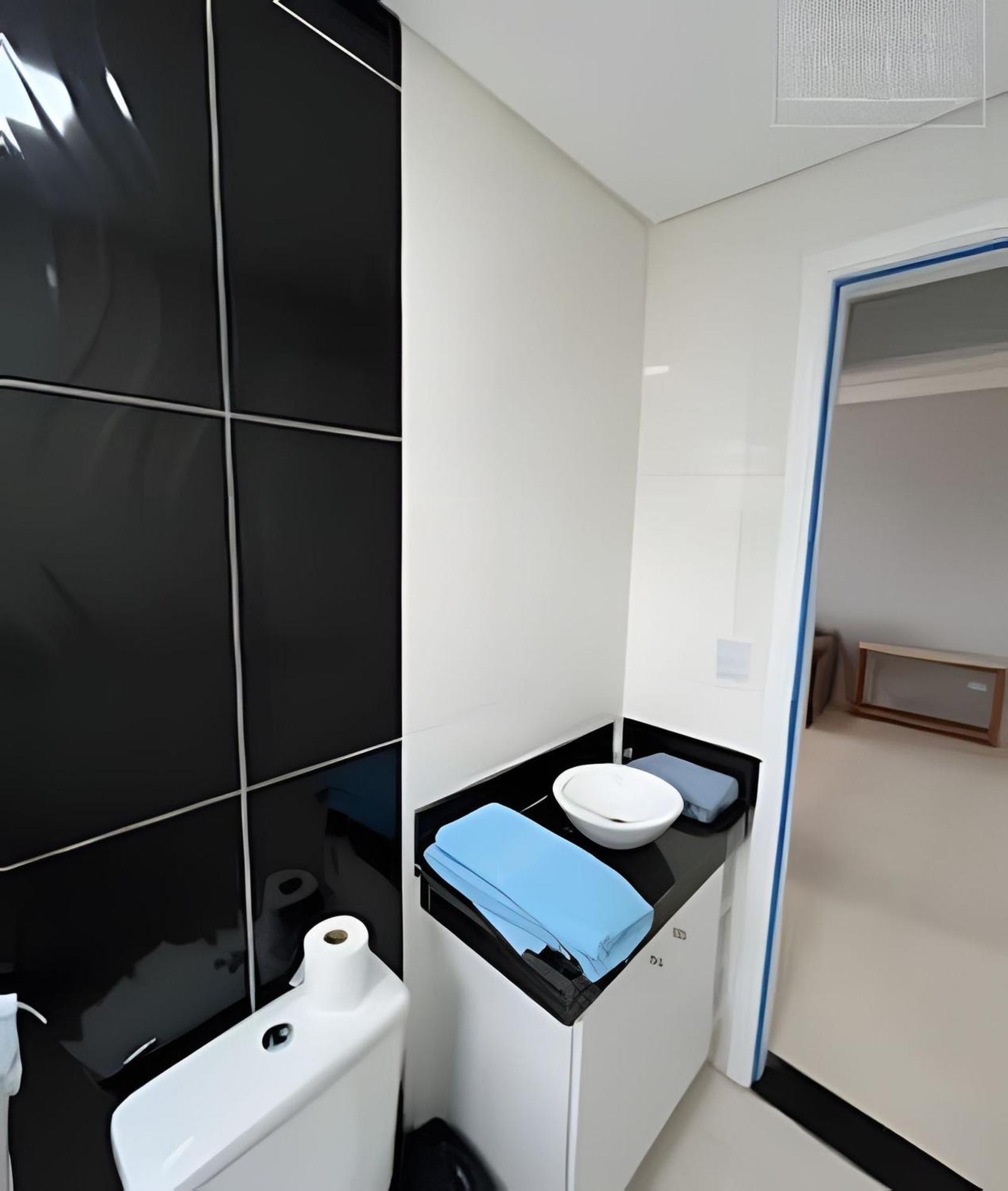 Apartamento Varanda E Churrasqueira Pe Na Areia Pg Praia Grande  Buitenkant foto