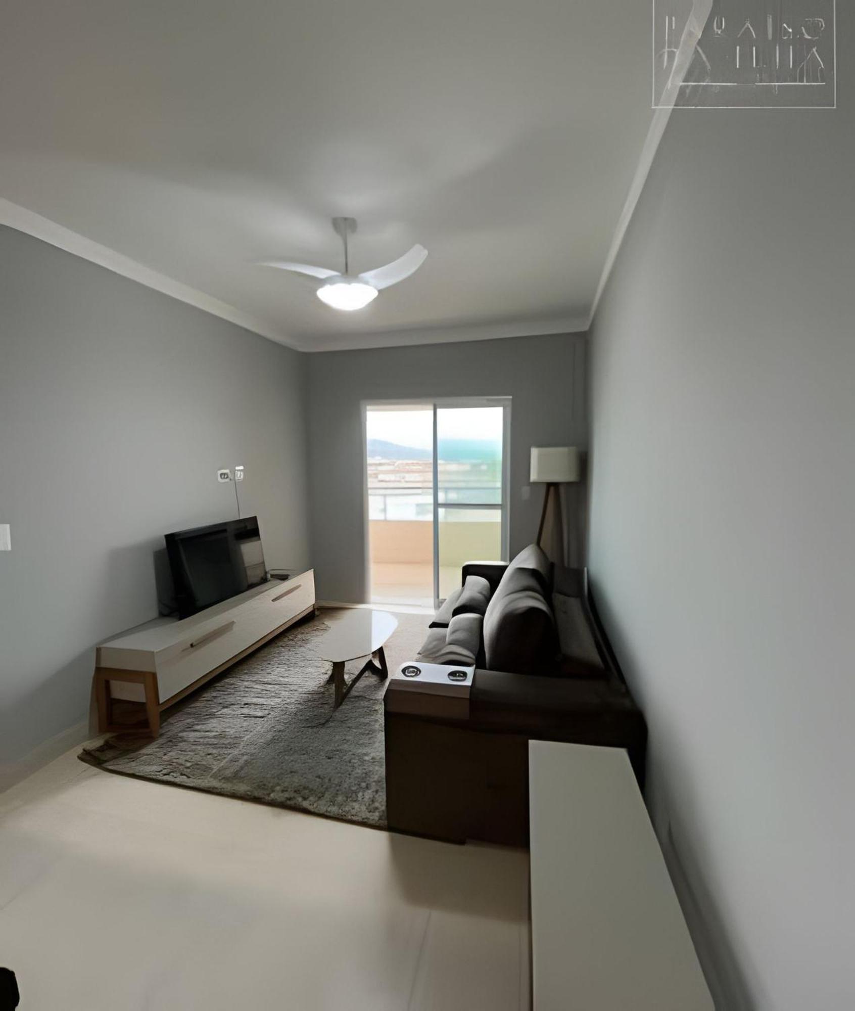 Apartamento Varanda E Churrasqueira Pe Na Areia Pg Praia Grande  Buitenkant foto