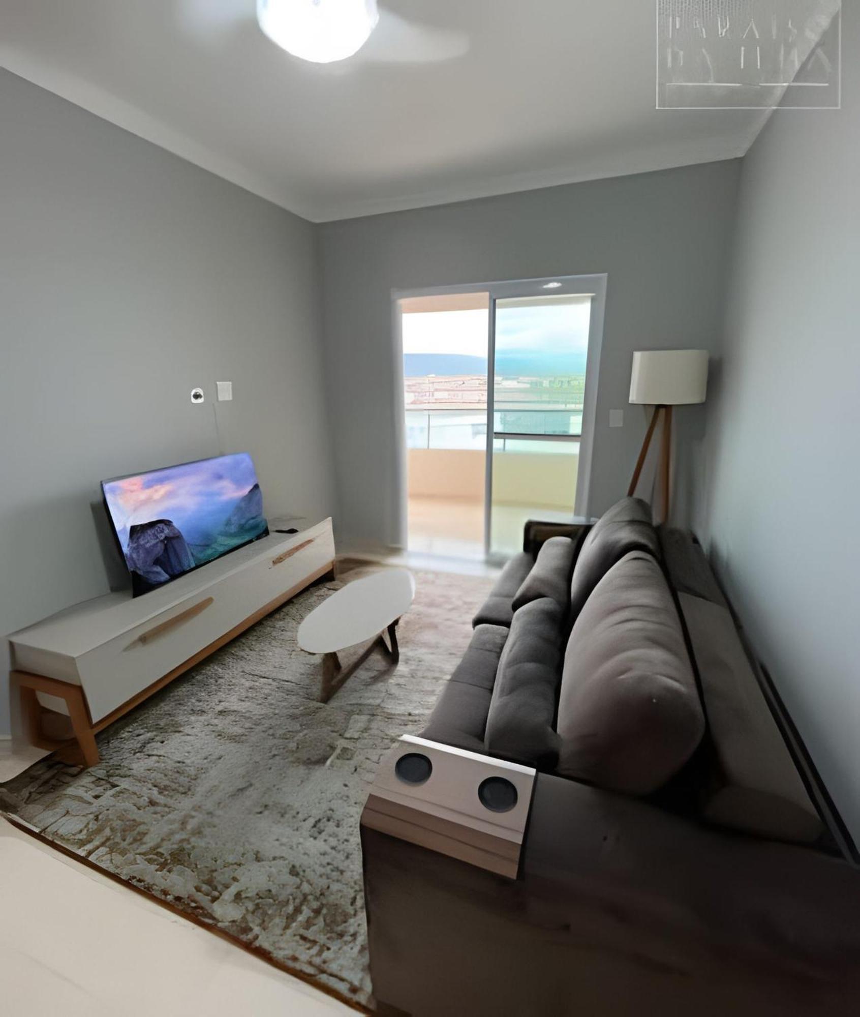 Apartamento Varanda E Churrasqueira Pe Na Areia Pg Praia Grande  Buitenkant foto